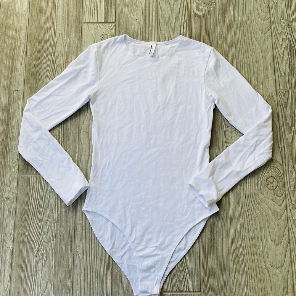 American apparel long sleeve bodysuit